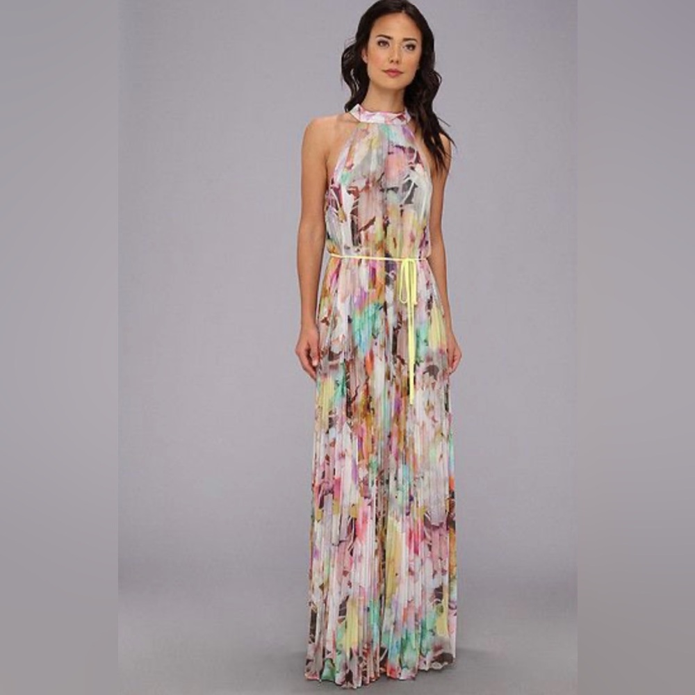 Ted Baker Electirc Daydream Maxi dress RARE size TB 0